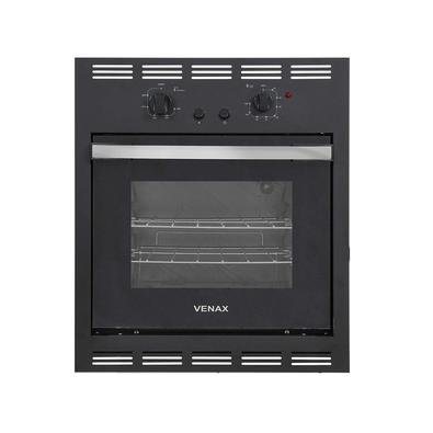 Forno de Embutir a Gás 50L Totale Nero - GII - Preto Fosco - 127V