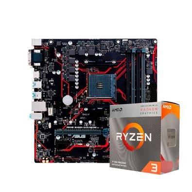 PROCESSADOR AMD RYZEN 3 3200G 3.6GHz (4.0GHz TURBO) 4-CORES 4-THREDS Velocidades mais elevadas, mais memória e largura de banda mais ampla do que as