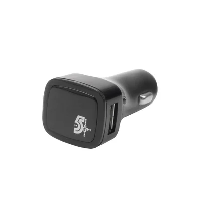 Fonte Usb Mobile Usb Automotivo 12v 2.1a Preto