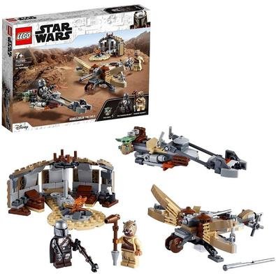 As crianças vão adorar juntar-se ao Mandaloriano e a um Tusken Raider para missões no deserto com este conjunto lego Problemas em Tatooine. Contém a s