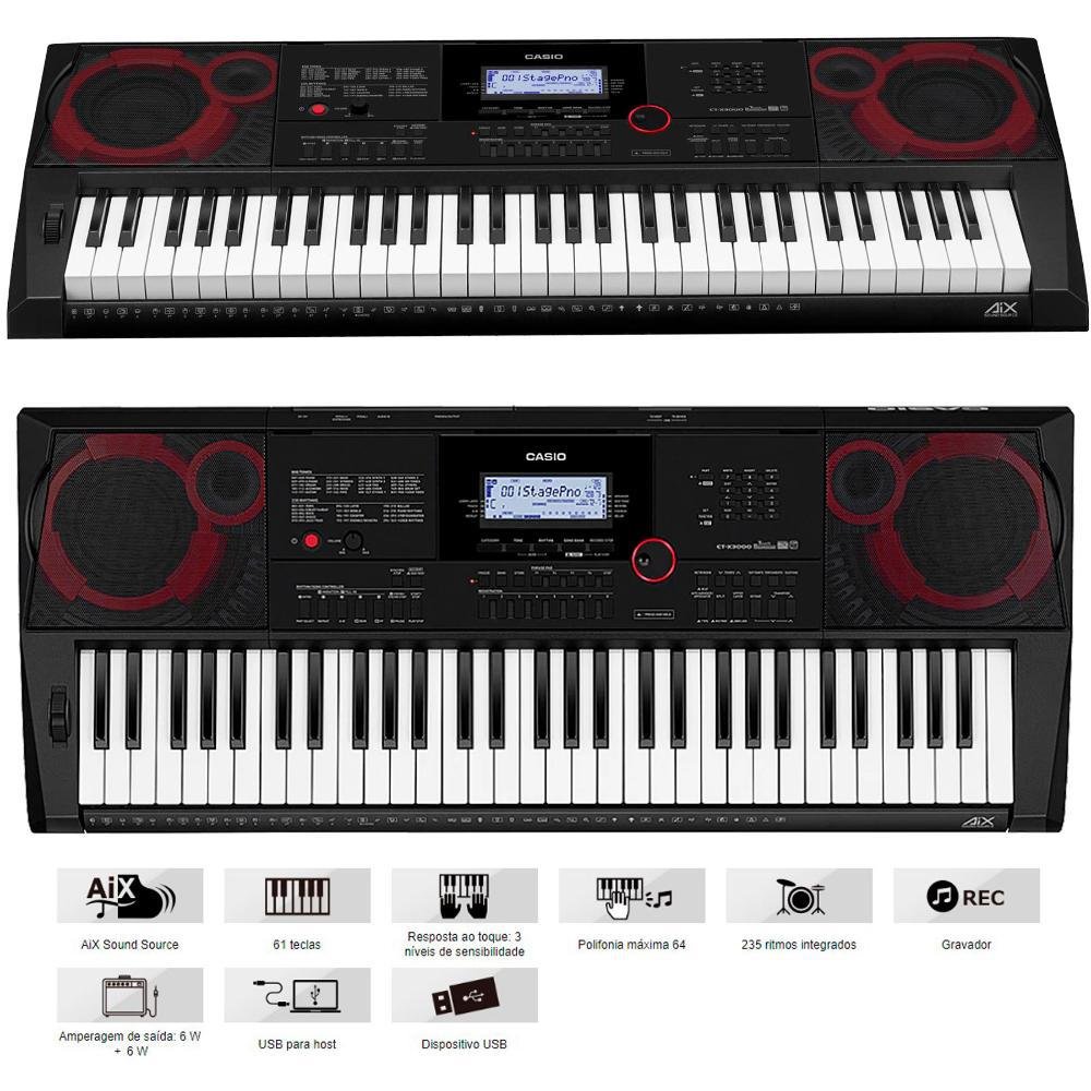 teclado casio ct x 3000