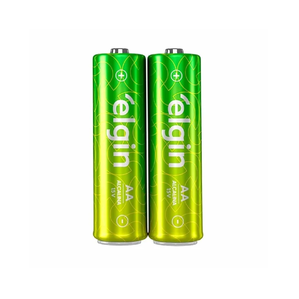 Pilha Alcalina Elgin Aa, 1.5v, Blister, Com 2 Unidades Pilha Alcalina Elgin Aa, 1.5v, Blister, Com 2 Unidades
