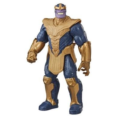 Diversão garantida com a Figura Articulada Thanos - Titan Heroes Series - Disney - Marvel - Vingadores - Hasbro! Thanos se junta às aventuras gigantes