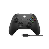 Menor preço em Controle Sem Fio Xbox, Cabo USB-C Para Xbox E PC, Preto - 1v8-00013