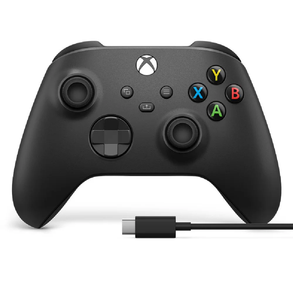 Imagem 4 de 5 do produto Controle Sem Fio Xbox, Cabo USB-C Para Xbox E PC, Preto - 1v8-00013