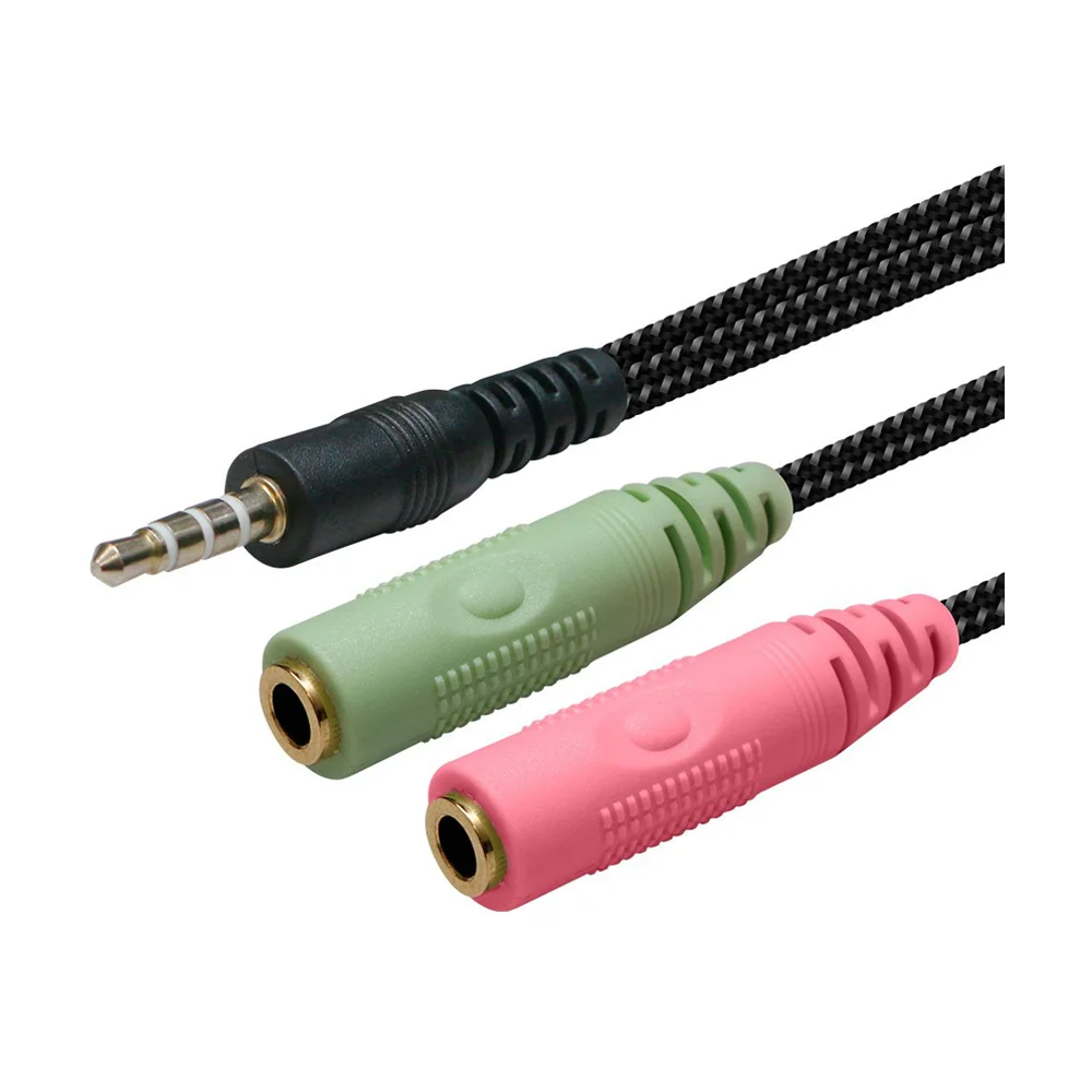 Imagem 4 de 5 do produto Adaptador De Áudio Para Headset P2/p3 Xbox One S , Ps3 E Ps4