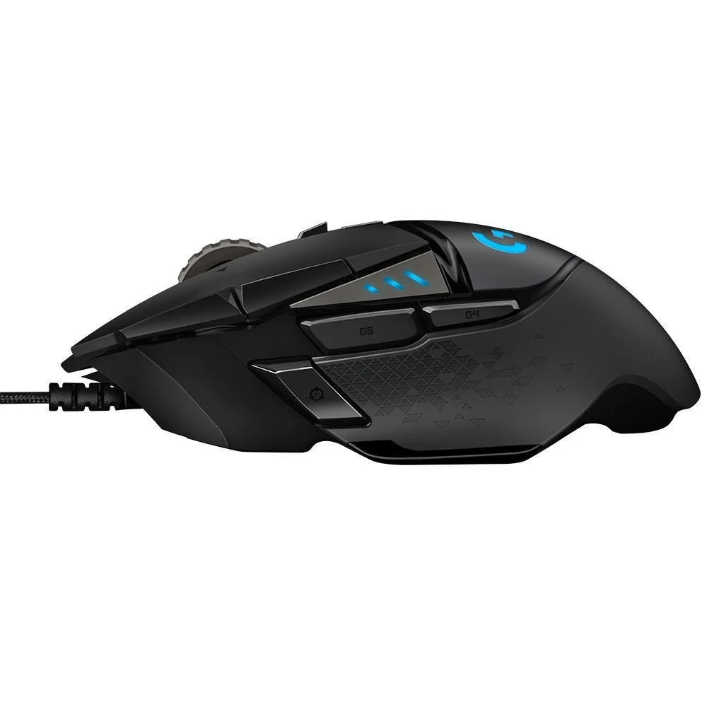 Imagem 3 de 5 do produto Mouse Gamer Logitech G502 Hero 16k, Rgb Lightsync, 11 Botões, 16000 Dpi