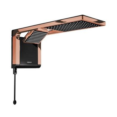 CHUVEIRO LORENZETTI ACQUA DUO BLACK/ROSE GOLD 220/7800E para dar continuidade ao grande sucesso da Linha Acqua Ultra, a Lorenzetti surpreende mais uma