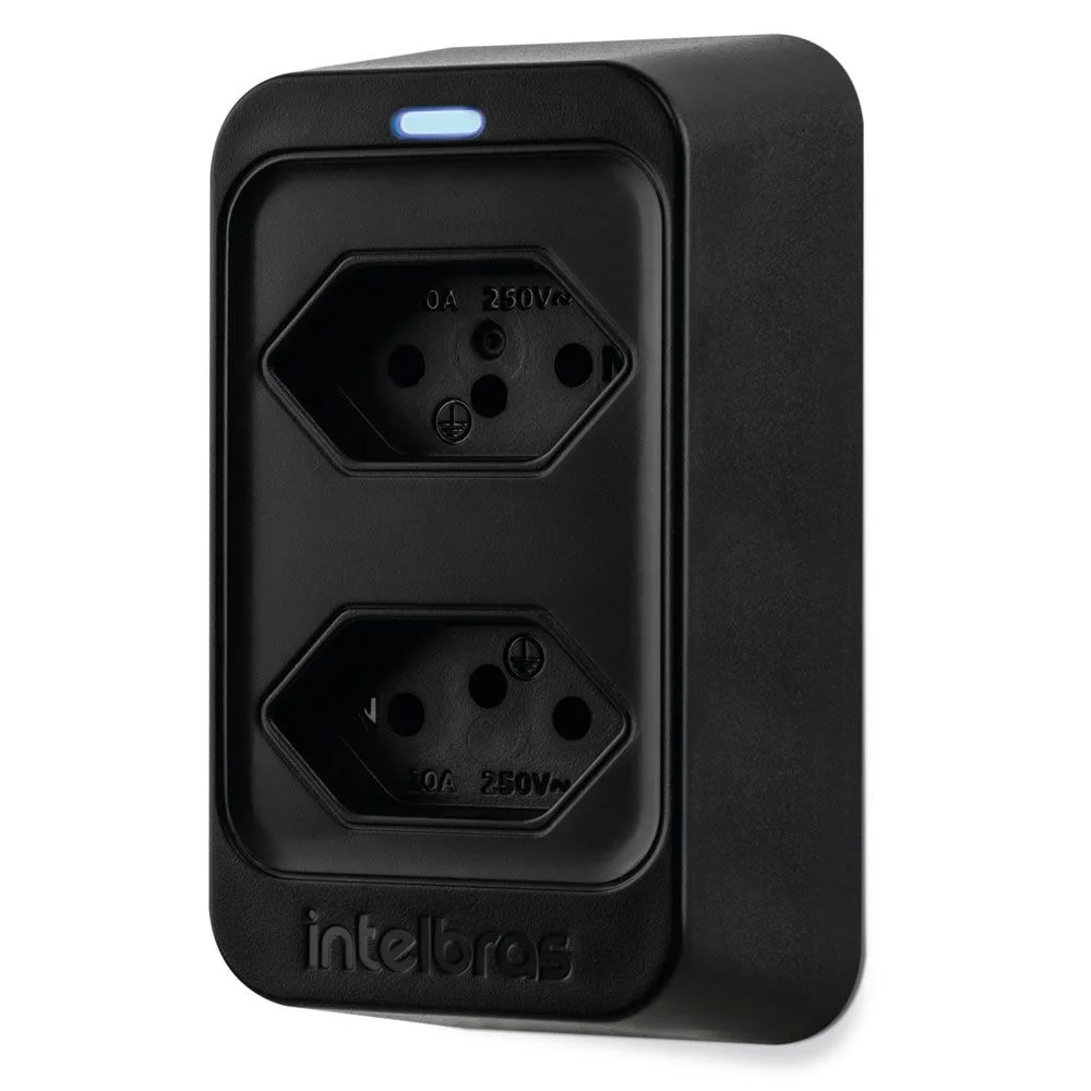 Imagem 4 de 5 do produto Tomada De Proteção Contra Surtos Elétricos Intelbras Eps 302, 3 Pinos, Bivolt - Preto
