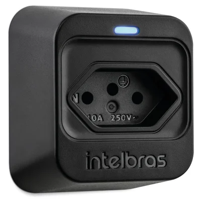 Dispositivo De Proteção Elétrica Plugue 2p + T Eps 301 Preto Intelbras