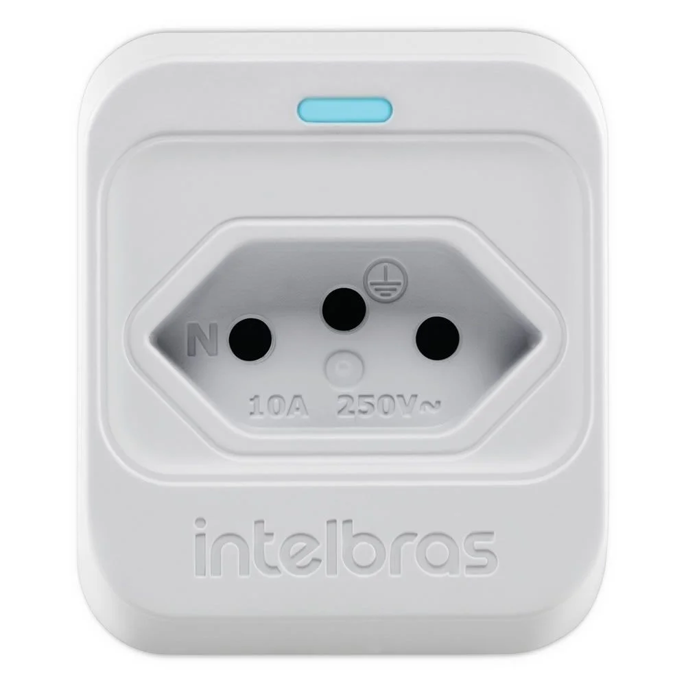 Imagem 4 de 5 do produto Dispositivo De Proteção Elétrica Plugue 2p + T Eps 301 Branco Intelbras