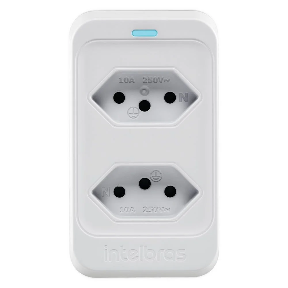 Imagem 2 de 5 do produto Dispositivo De Proteção Contra Surtos Elétricos Bivolt Eps 302 Branco Intelbras