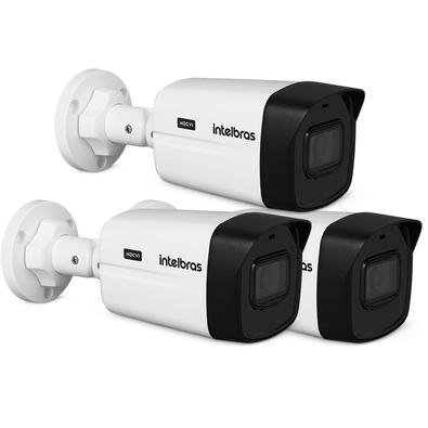 Kit contendo 3 peças Câmera VHD 5830 B 4KMaior detalhamento de imagensA resolução 4K Ultra HD (2160p) com até 24 FPS gera imagens com melhor detalhame