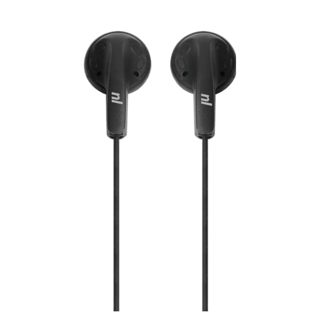Imagem 2 de 4 do produto Fone De Ouvido Com Microfone Easy P2 Cabo 1,2m Preto Display Com 25