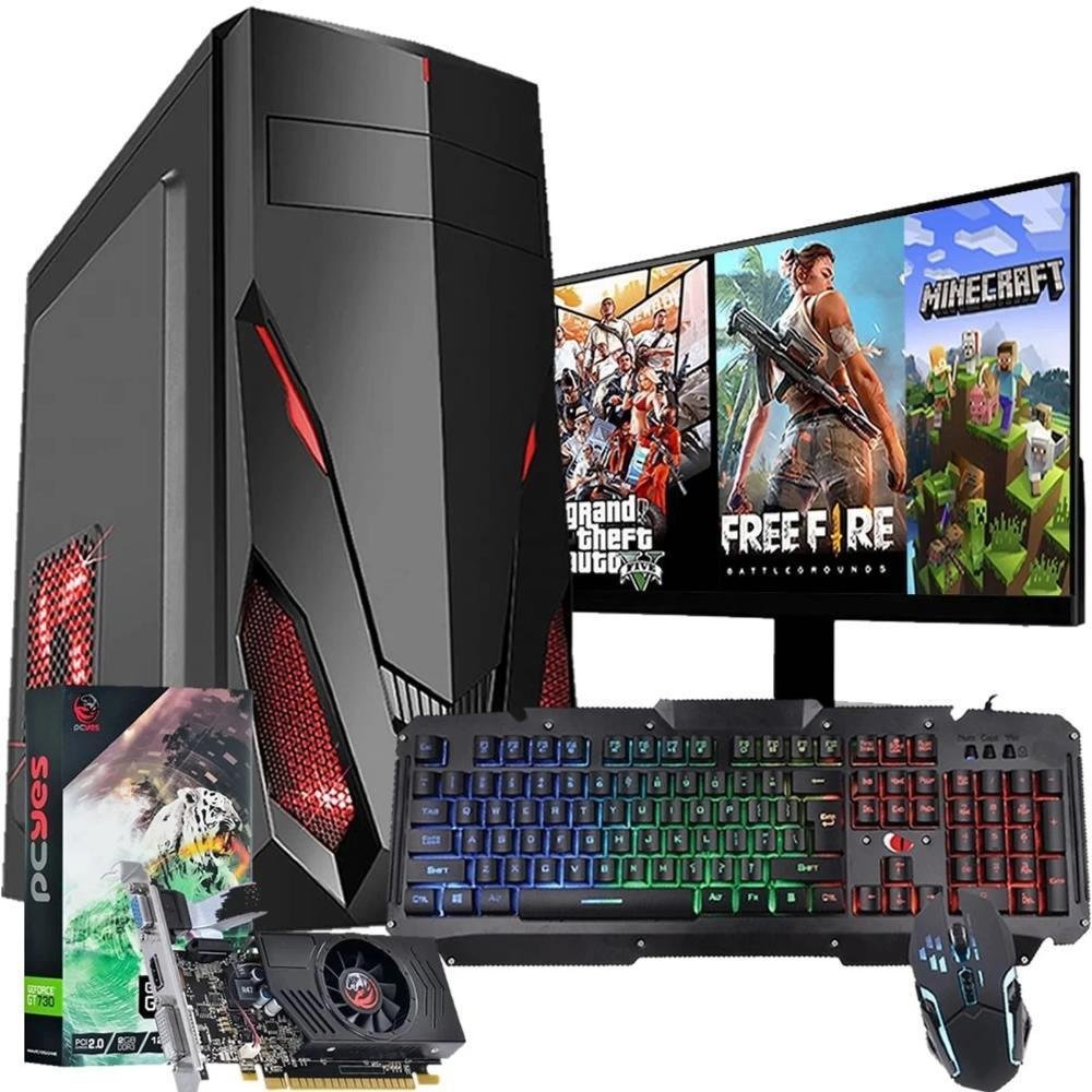 PC Gamer Completo I5, HD 500GB, Placa De Vídeo GT730, 8GB