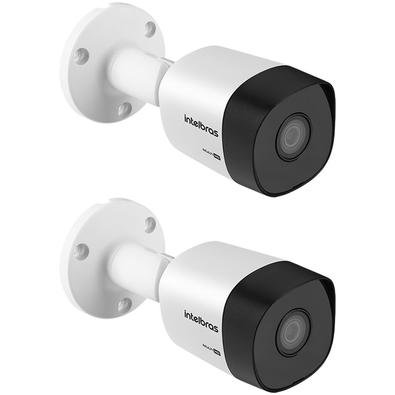 Kit contendo 2 Câmeras VHD 3230 B G6Multirrecursos com o Menu OSDCom o próprio DVR via cabo coaxial, é possível realizar configurações e ajustes finos