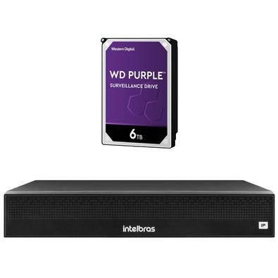 Projetos de segurança de médio porte, a solução ideal para complementar seu sistema de monitoramento IP. Com suporte à resolução de gravação de até 6