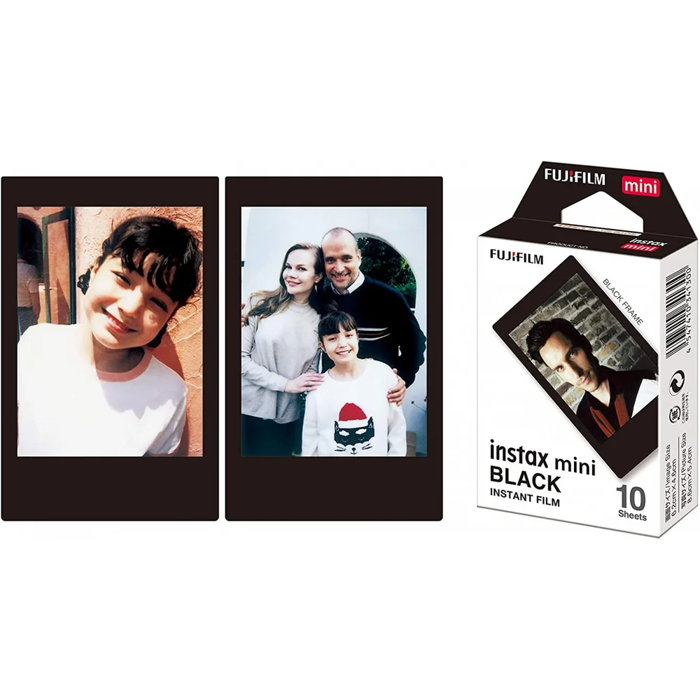 Filme Instantâneo Fujifilm Instax Black Com 10 Poses Filme Instantâneo Fujifilm Instax Black Com 10 Poses