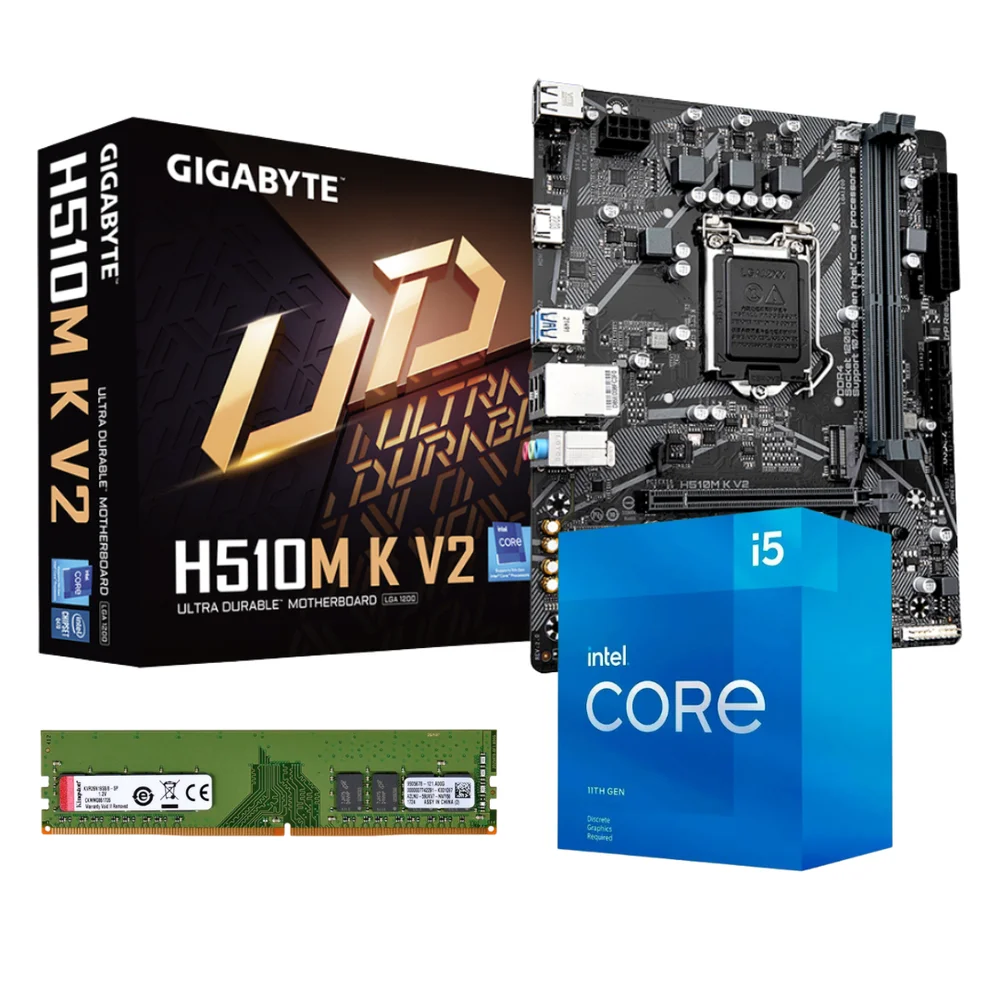 【動作確認済】i5-11400＋H510M-A D4セット Kit Upgrade Intel 11a Geraço KaBuM