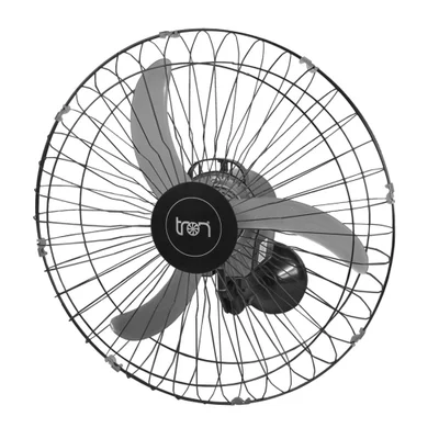 Ventilador De Parede Oscilante 60 Cm 110v Preto