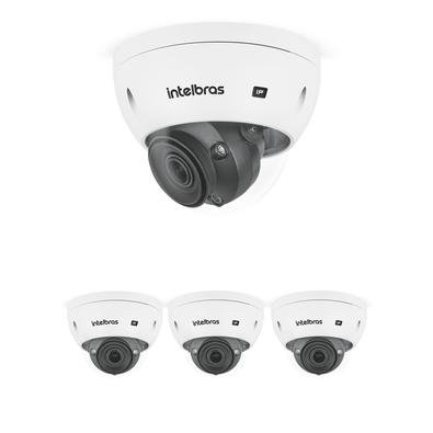 Kit contendo 4 Câmeras IP VIP 5500 D Z IADetecção facial com metadadosAlém de detectar rostos, ela é capaz de identificar expressão facial, idade, gên