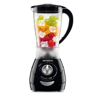 Toda a qualidade da Mondial no seu dia a dia. O Liquidificador Maxis Filter L-35 possui 700W de potência para você fazer suas receitas favoritas. Pode