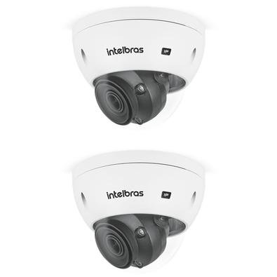 Kit contendo 2 Câmeras IP VIP 5500 D Z IADetecção facial com metadadosAlém de detectar rostos, ela é capaz de identificar expressão facial, idade, gên