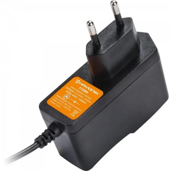 Imagem 3 de 5 do produto Fonte Hayonik Chaveada, 9VDC, 1A, P4, C-, Preto - FTZM9I