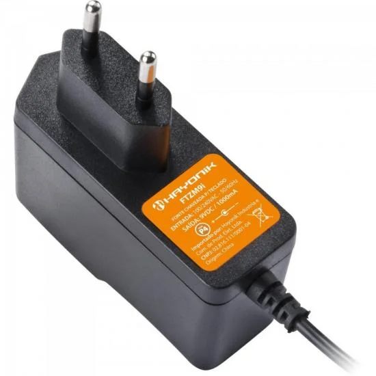 Imagem 5 de 5 do produto Fonte Hayonik Chaveada, 9VDC, 1A, P4, C-, Preto - FTZM9I