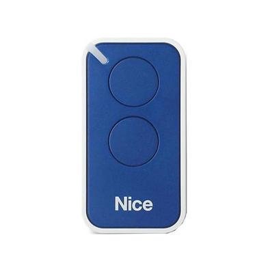 Controle Remoto, 433.92 Mhz, Rolling Code, 2 Botões, Era Inti, Azul Linear Hcs - Nice