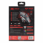 Mouse Gamer  Knup KP-V43, LED, 6400DPI, 6 Botões, Preto e Vermelho