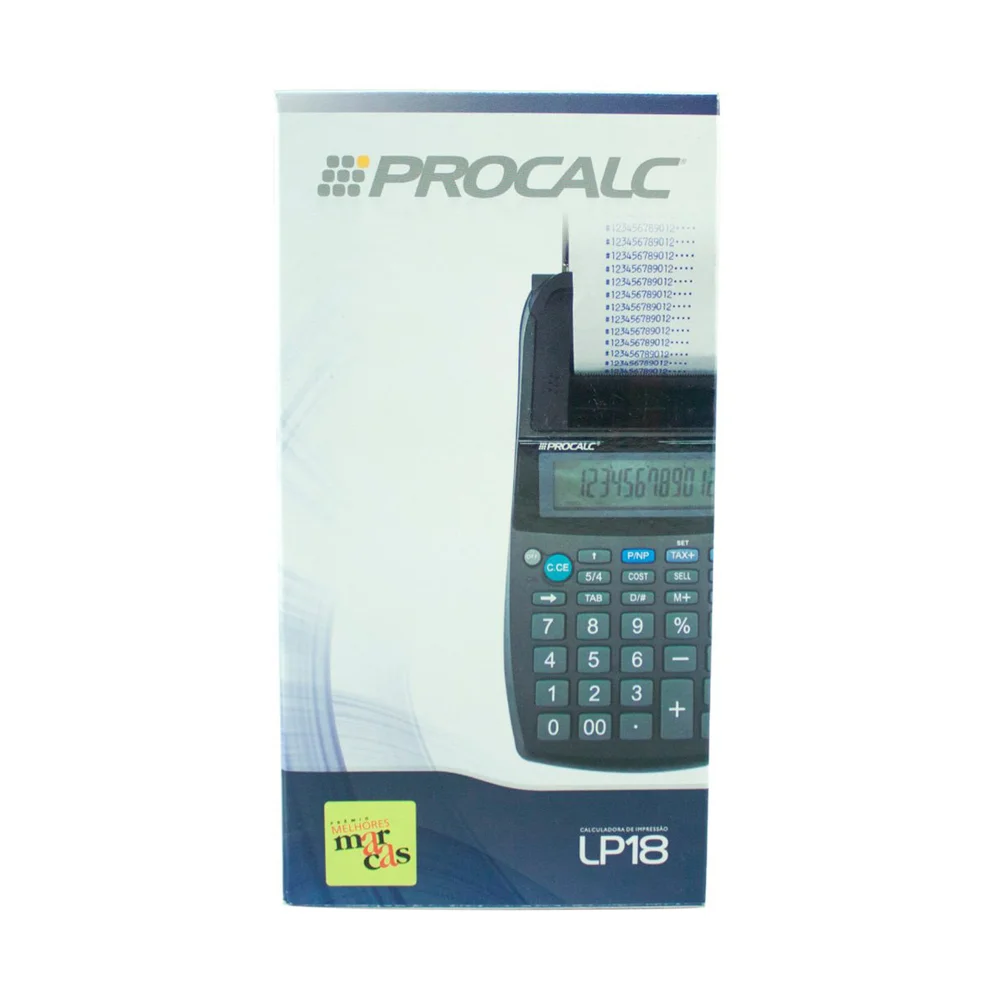 Imagem 3 de 5 do produto Calculadora de Impressão com Bobina LP18 12 Digitos - Procalc