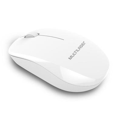 Mouse Sem Fio 2.4 Ghz 1200 Dpi Branco Usb Power Save Com Pilha Inclusa - Mo310