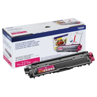 Cartucho Brother Magenta Tn221m
