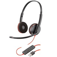 Headset Plantronics O Plantronics C3220 é ideal para voz, música e multimídia, apresenta também equalização para otimizar a qualidade da sua voz duran