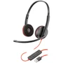 Headset Plantronics USB, Biauricular, Mod. Blackwire - C3220