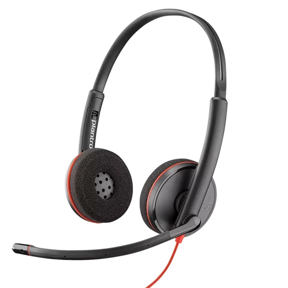 Headset Plantronics USB, Biauricular, Mod. Blackwire - C3220 Headset Plantronics USB, Biauricular, Mod. Blackwire - C3220