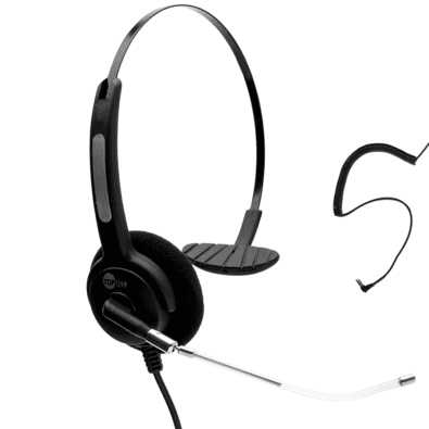 Headset Top Use P2, Para Celular, 4 Polos, Com Tubo De Voz Removível - HTU-310