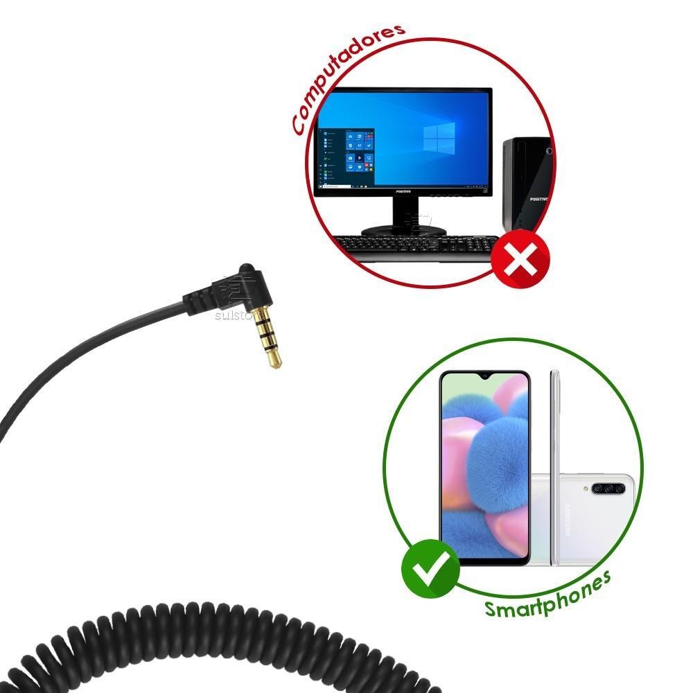 Imagem 2 de 2 do produto Headset Top Use P2, Para Celular, 4 Polos, Com Tubo De Voz Removível - HTU-310
