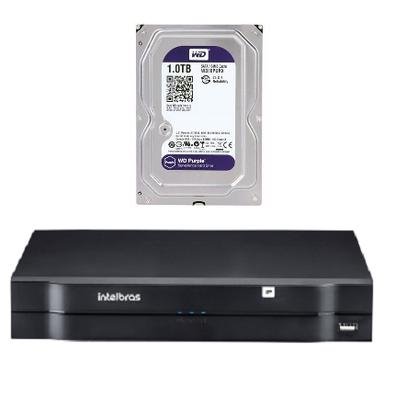 Confira abaixo a descrição detalhada do produto: Kit com 1 Gravador de vídeo NVD 3108 P + 1 HD WD Purple 1 TBNVD 3108 P Características:Com resoluç