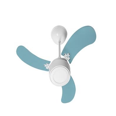Ventilador de Teto New LED Colors possui diferente cores de pás, ideal para ambientes infantis e quarto de crianças!Para combinar,tem uma iluminação l