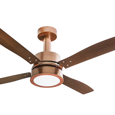 Ventilador de Teto Venti-Delta Decorative, Vintage, 4 Pás, 3 Velocidades - 220V