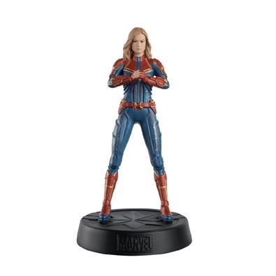 Ocupando o centro do palco, a Capitã Marvel está voando mais alto, mais longe e mais rápido do que nunca em nossa Coleção Marvel Movie. Carol Danvers