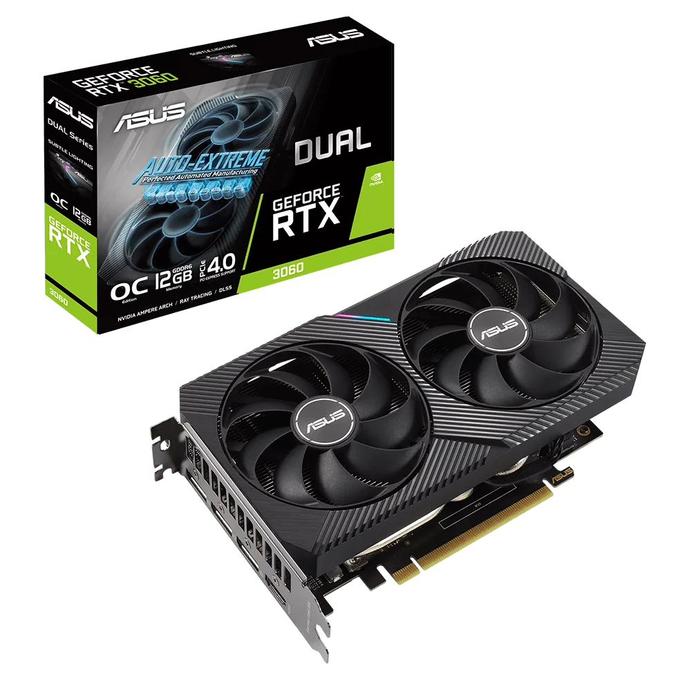 ASUS GeForce RTX3060 グラフィックボード Placa De Video Asus