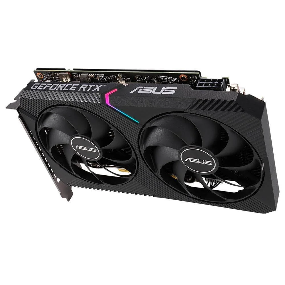 Placa de Vídeo Asus NVIDIA GeForce RTX 3060, 12GB GDDR6, LHR, 192 Bits - DUAL-RTX3060-O12G-V2
