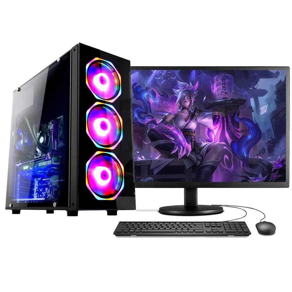 Pc Gamer Completo Intel I7 4 16Gb Gtx 1050Ti 4Gb Ssd 480Gb