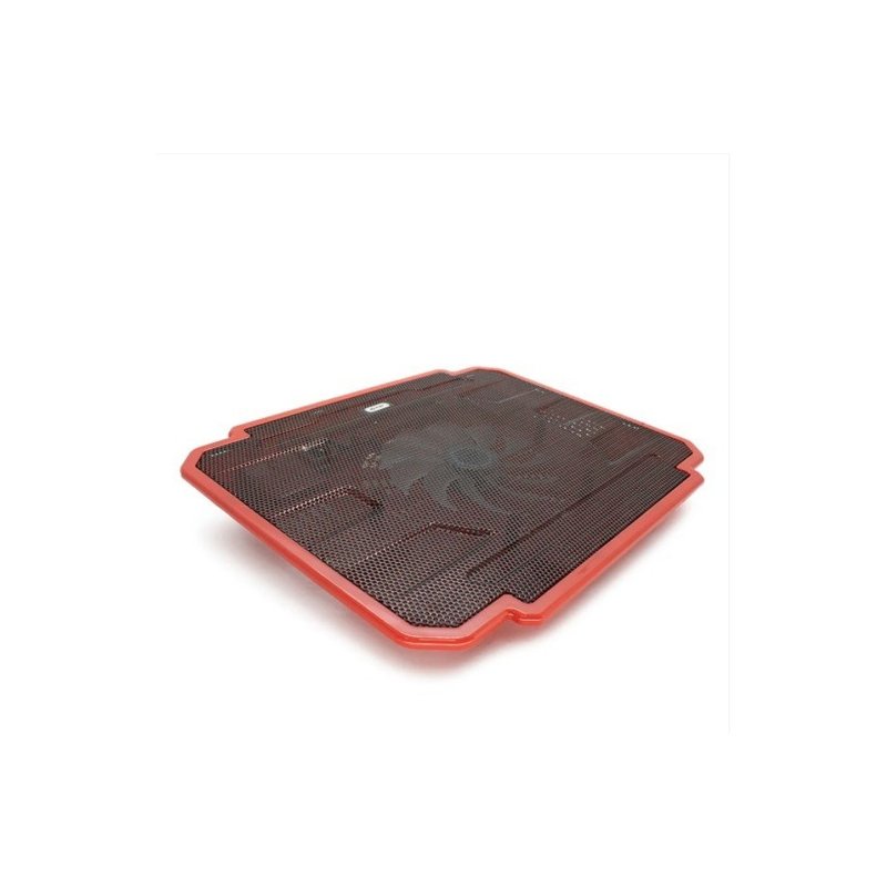 Suporte Notebook Até 17", Com Cooler, C/ LED Vermelho - Kp-9012