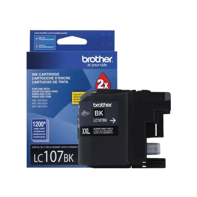 Cartucho De Tinta Brother Preto - LC107BK