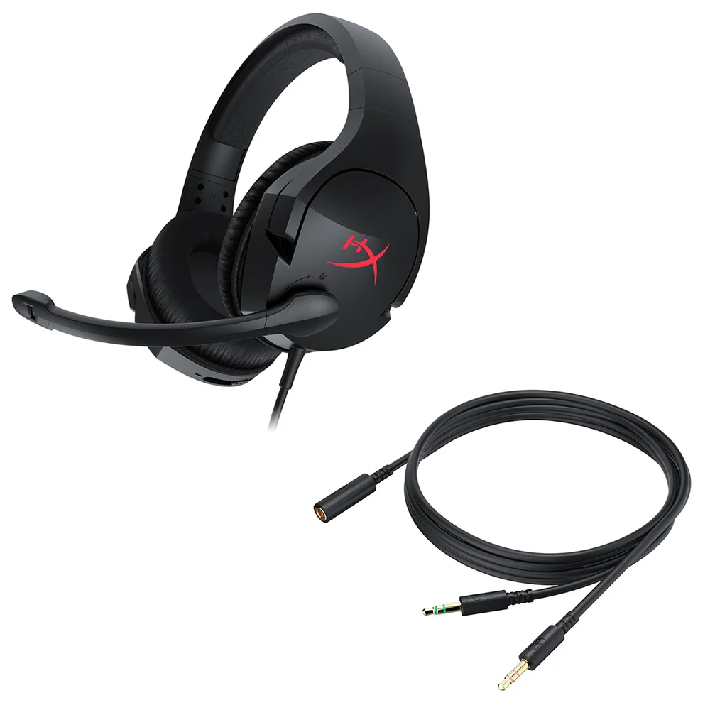 Imagem 2 de 5 do produto Headset Gamer Hyperx Cloud Stinger, Preto E Vermelho, HX-HSCS-BK/NA