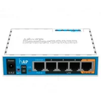 Roteador Wi-fi, Mikrotik, Hap AC Lite Poe, 5 Portas, 100MBPS, Porta USB Para 4G Routeros - RB952UI-5AC2ND